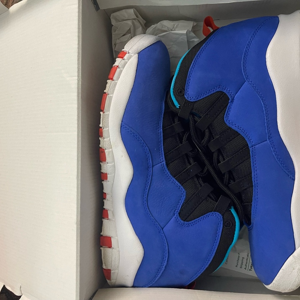 Jordan Kids Royal Blue and Black Sneakers